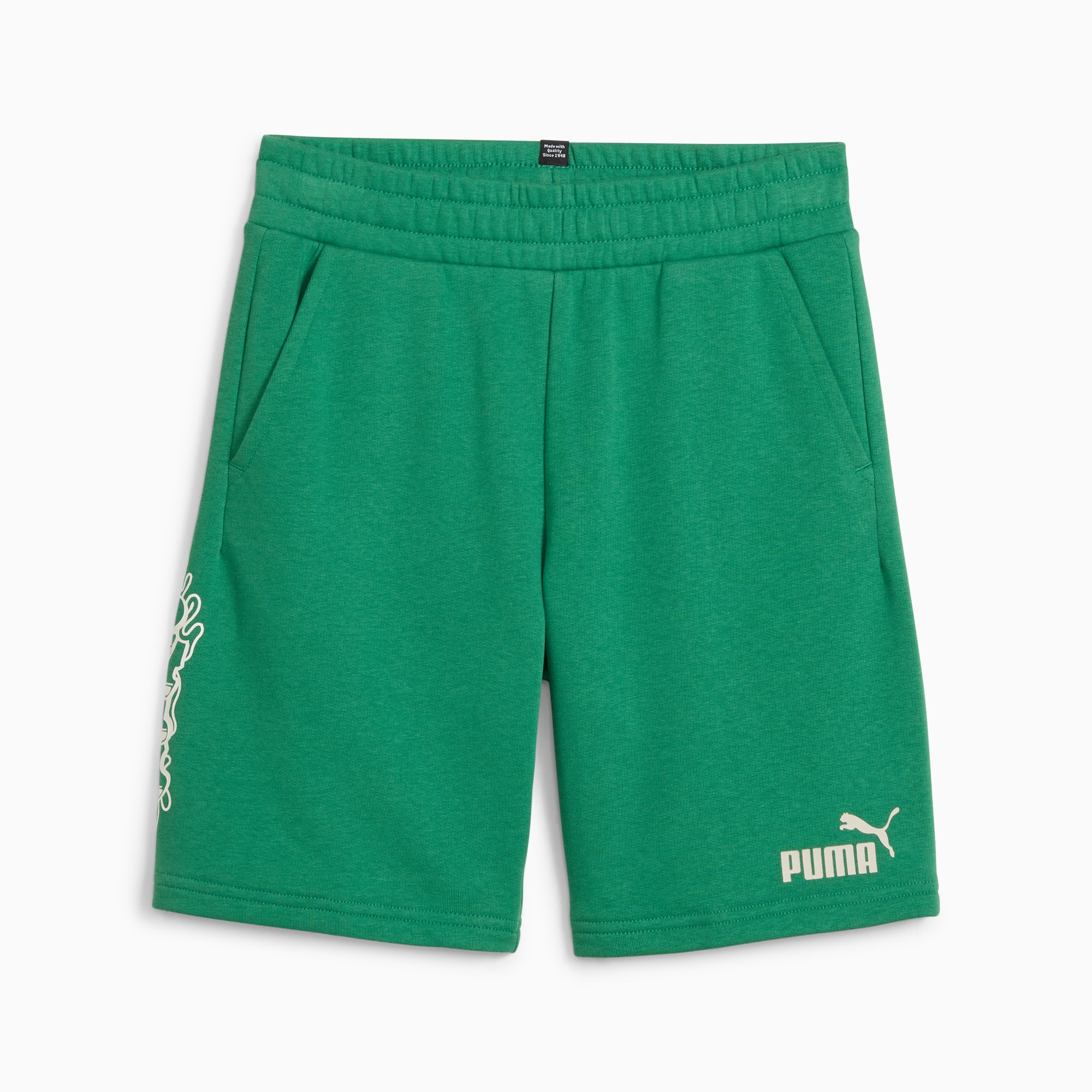 Puma shorts kids green store